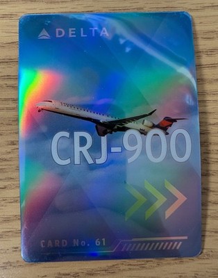 Delta Airlines Trading Card #61 - CRJ-900 (2022)  