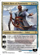 1x Teferi, Hero of Dominaria - White Border Light Play MTG Magic - Kid Icarus -