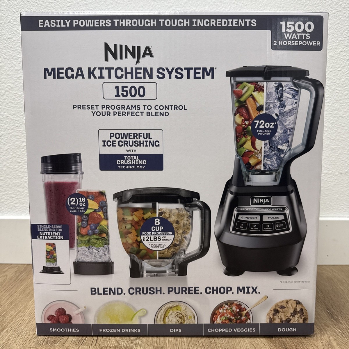 Ninja BL770 Mega Kitchen System Blender & Food Processor 1500W w
