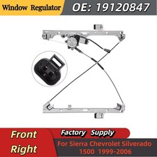 Power Window Regulator For Sierra Chevrolet Silverado 99-06 Front Right 19120847