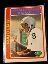 1978 Topps Football - #260 All-Pro Ray Guy - Oakland Raiders VG-EX Condition 