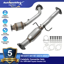 For 1999-2004 Toyota Tacoma Catalytic Converter Sets 2.4L 52377 53574 641187