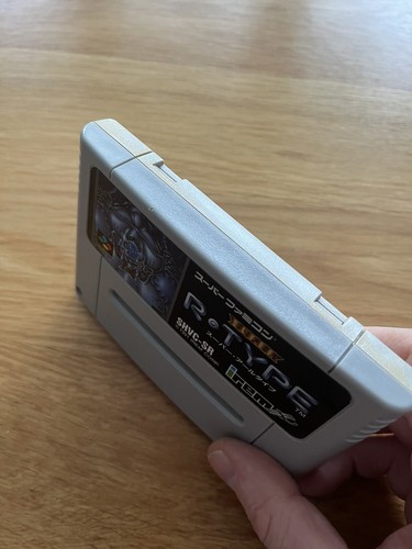 Super R-Type Japan Super Famicom Super Nintendo SNES SFC Rtype Cart & Manual! - Picture 11 of 17