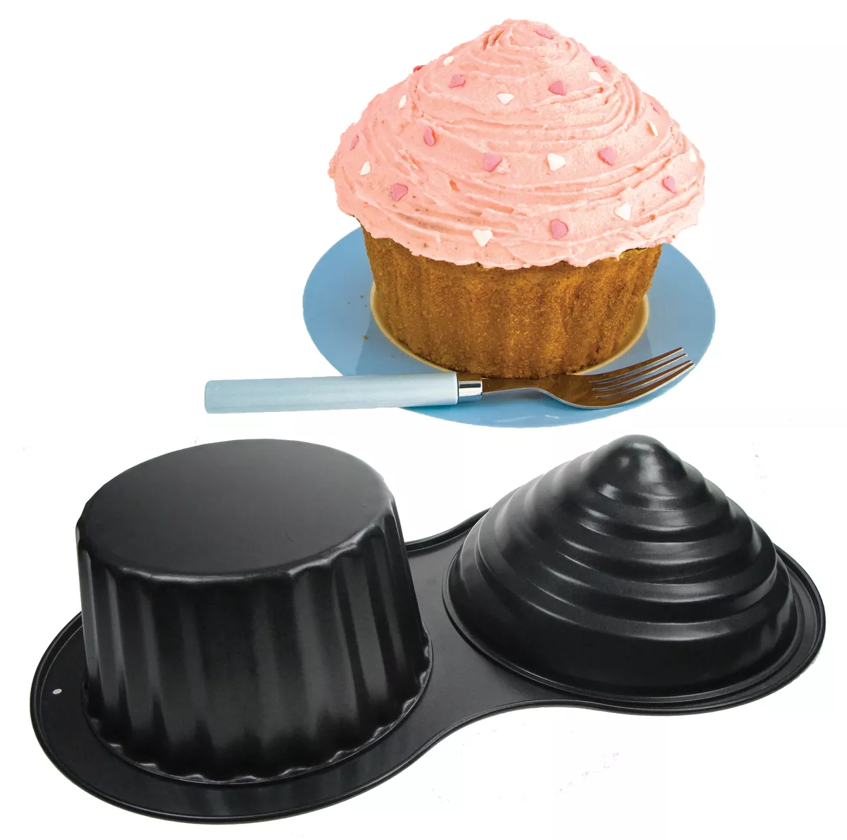 Eddingtons Giant Cupcake Pan Non Stick Cake Mould - Makes 6'' Cupcakes