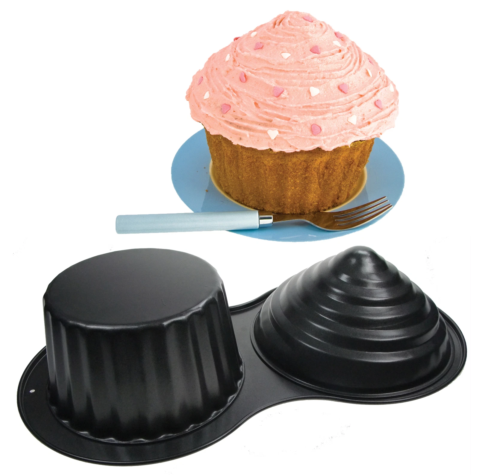 Eddingtons Giant Cupcake Pan Non Stick Cake Mould - Makes 6'' Cupcakes
Opens in a new window or tab