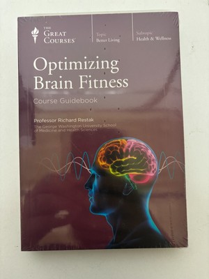 NEW SEALED - The Great Courses Optimizing Brain Fitness DVD and Course Guidebook