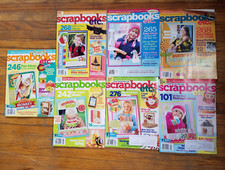 7 SCRAPBOOKS ETC MAGAZINE LOT