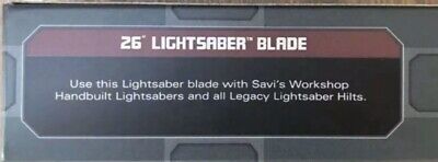Star Wars Galaxy/'s Edge 26/" /& 36/" inch Lightsaber Blades Legacy Savi Disney NEW