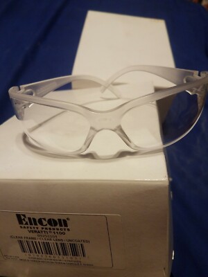 Encon Veratti 1100 Safety Glasses Clear Lens Open Box of 11