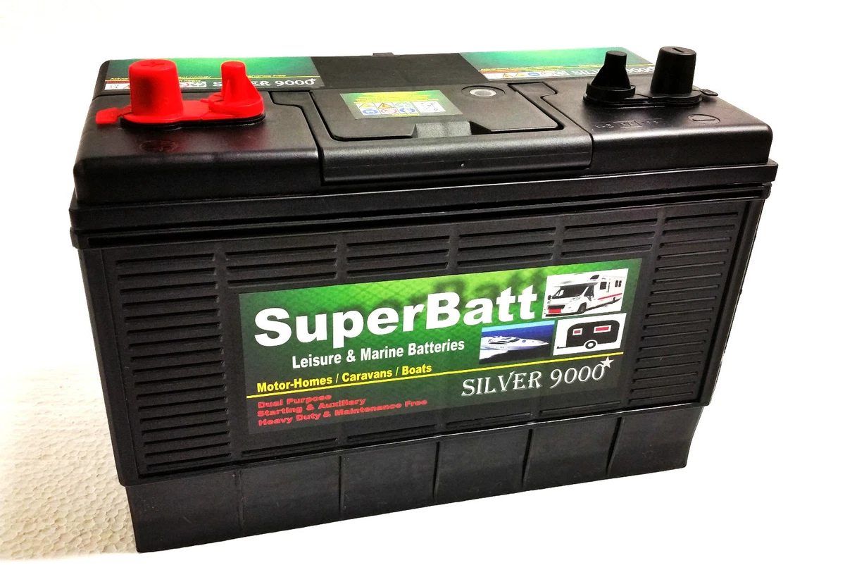 12V 120AH Heavy Duty Deep Cycle Leisure Marine Battery SuperBatt DT120