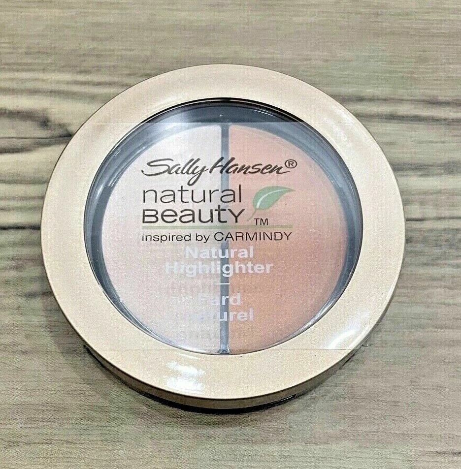 Resaltador de belleza natural Sally Hansen 1050-5 brillo dorado sellado nuevo - raro difícil de encontrar Foto 2 de 3