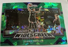 2022 Panini Prizm Widescreen Cracked Green Ice Diana Taurasi SP Fanatics Exclusi