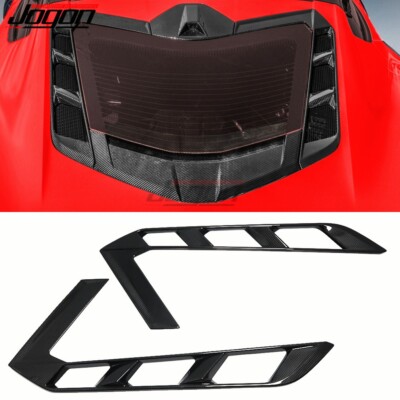 Carbon Roof Window Hatch Vent Cover For Corvette C8 Stingray Coupe Z51 Z06 2020+