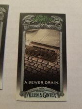 2020 Allen & Ginter Mini Where Monsters Live Insert Sewer Drain #6 FREE SHIPPING