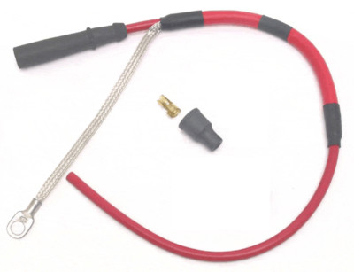 1 Nology HotWire Universal, 180° Plug Boot - 23'' Long, ProFire #012 001 201P Red