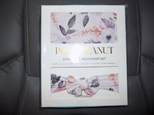 POSH PEANUT HARLOW SWADDLE AND HEADWRAP SET NEW