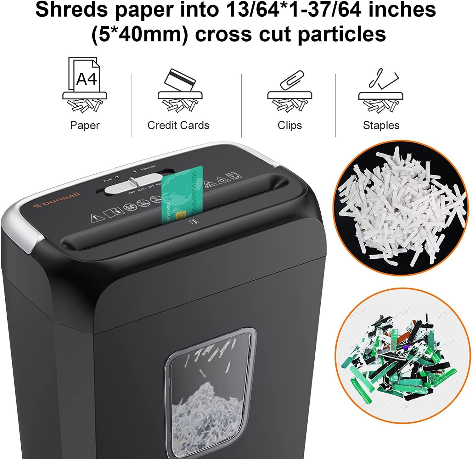 Paper Shredder Cross Cut Commerical Office DVD CD