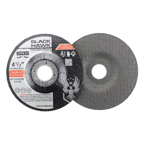 10 Pack - 4-1/2" x 1/4" x 7/8"  BHA Grinding Wheels for Aluminum and Soft Metals
