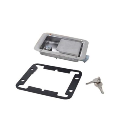 Trailer Tool Box Lock Steel Lock+ Key RV Paddle Door Latch Handle #E10