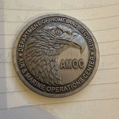 Department Of Homeland Security AMOC Challenge Coin 