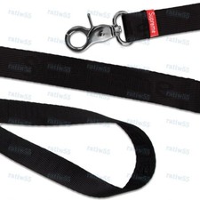 NEW Black with Red Tag Nylon Lanyard SS16 X1