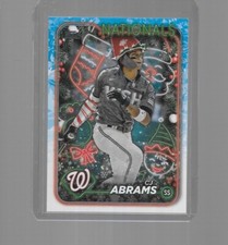 2024 TOPPS BASEBALL HOLIDAY IMAGE VARIATION CJ ABRAMS #H47