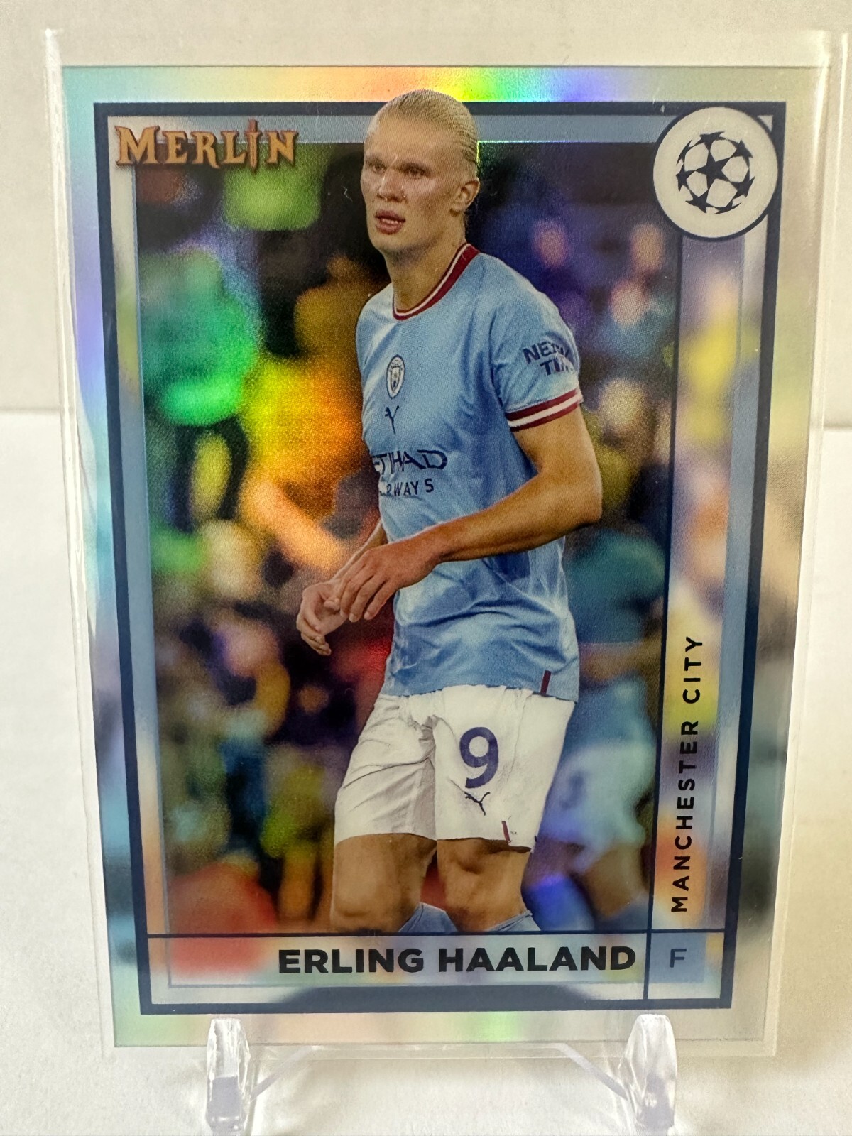 2022-23 Topps Merlin UEFA Club Competitions - Refractor #92 Erling Haaland