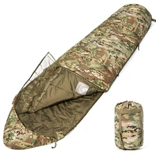 Rifleman GT Sleeping Bag Capricorn Camo Side-Zip Bivy Sack w/ Mosquito Net