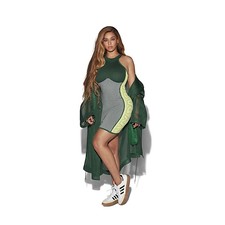 adidas X Ivy Park Beyonce Dark Green Knit Logo Dress Small Drip 2 Mini for  sale online | eBay