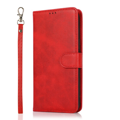 Removable Wallet Case Leather Flip Cover for iPhone 16/15/14+/13/12/11 Pro Max