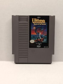 Ultima: Quest of the Avatar (Nintendo NES, 1990) Authentic Game Only Nice Shape