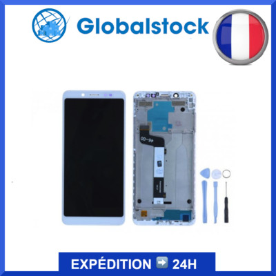 Écran LCD + Vitre Tactile Pour Xiaomi Redmi 5 Plus - Blanc - Avec Outils De Montage - Neuf