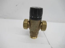 Caleffi 521 , 1" MNPT 3-Way Adjustable Thermostatic Mixing Valve