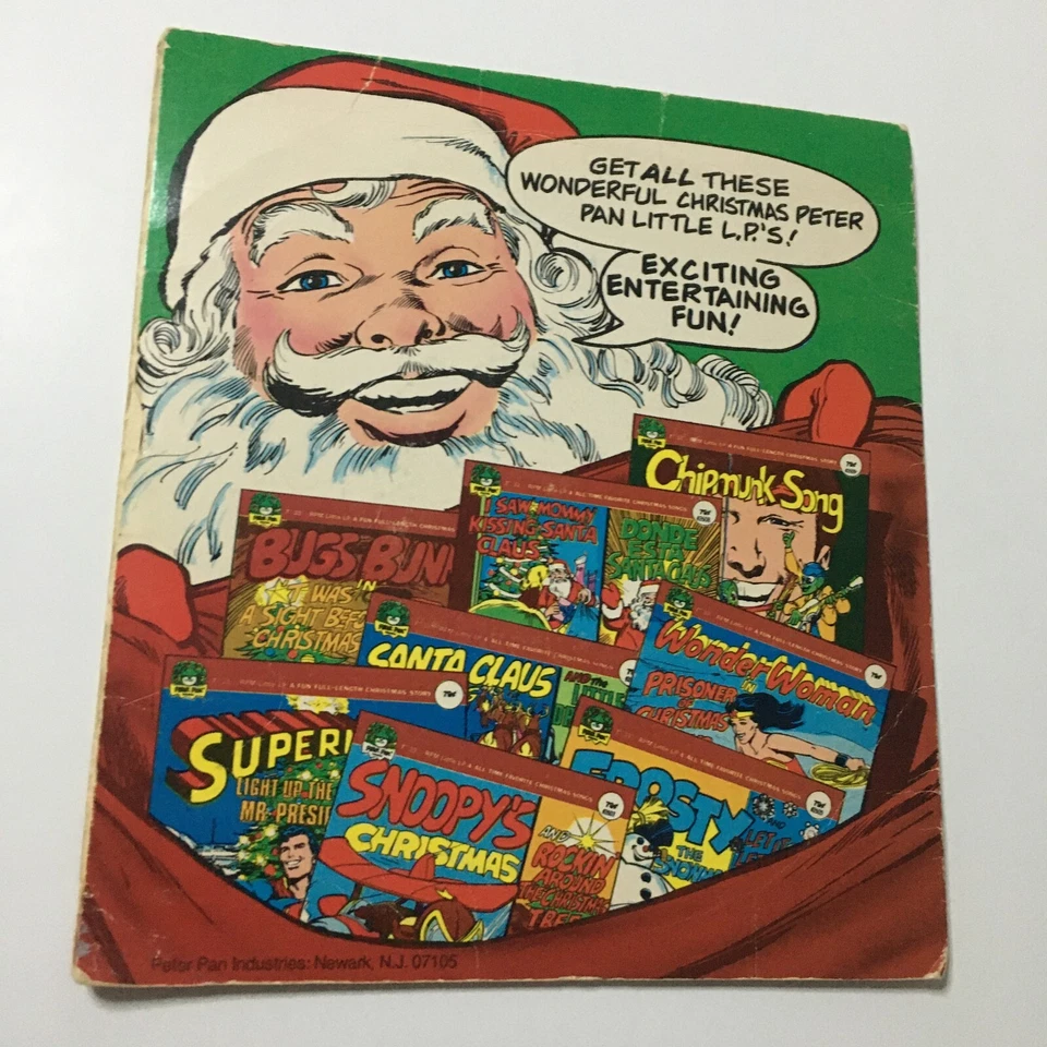 Peter Pan Records 4 All Time Favorite Christmas Songs Rudolph 33 rpm 7"Vinyl VTG - Image 3 of 4