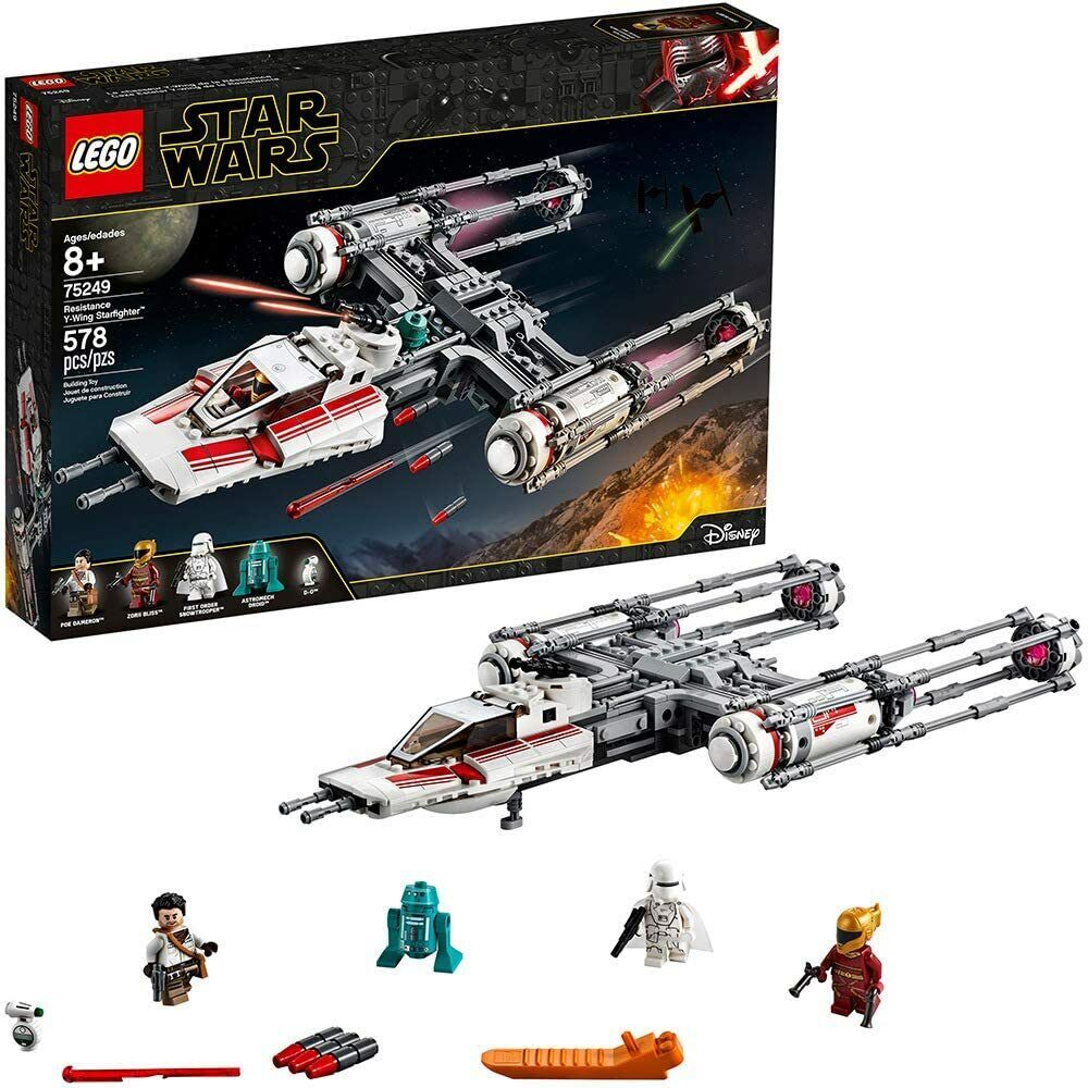 LEGO® STAR WARS Resistance Y-Wing Starfighter Building Play Set 75249 NEW