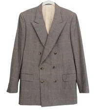 Brioni Men's Double Breasted Wool Jacket Sport Coat Size EU 52 US 42