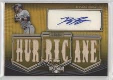 2010 Topps Triple Threads Auto Relics Gold 5/9 Ryan Braun #TTAR-43 Auto q3x