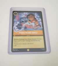 Disney Lorcana Ohana Means Family 32/204 Legendary