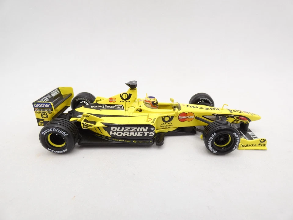 Jordan EJ10 Mugen Honda Jarno Trulli #6 2000 1/43 Hotwheels Mattel F1 Formula 1 - Immagine 2 di 2