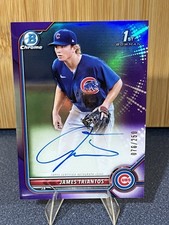 2022 Bowman - Chrome Prospect Autographs James Triantos #CPA-JTS Purple /250
