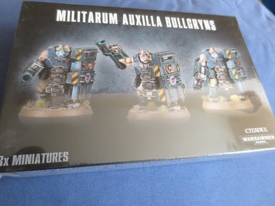 3 Astra Militarum Auxilia Bullgryns Ogryns - OVP Imperial Guard  Warhammer 40K
