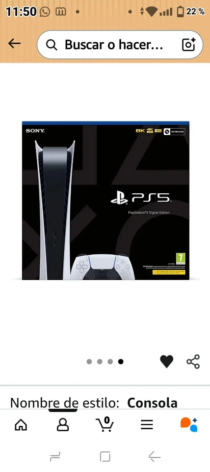 Sony PlayStation 5 Slim Digital, foto 3 de 5
