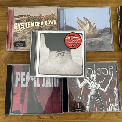 JOB LOT OF 10 ROCK CD'S- Audioslave, Pearl Jam, system, pilots, vultures, foos
