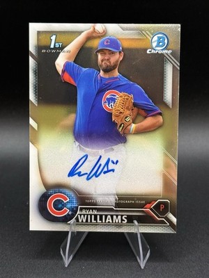 2016 Bowman Chrome - Prospects Autographs Ryan Williams #BCAP-RW (AU) ST4