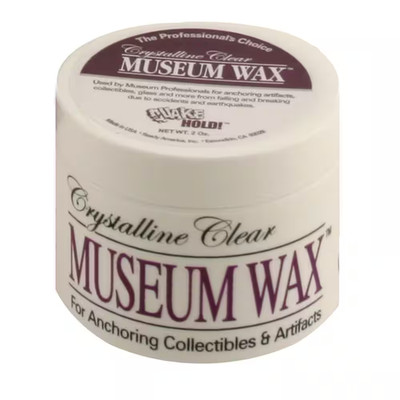 QuakeHOLD! Crystalline Clear Museum Wax 2 oz