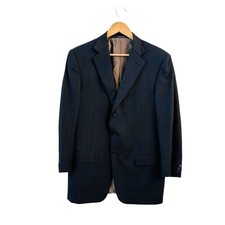 Ermenegildo Zegna TROFEO Pin Striped Sports Coat Dual Vent Blazer Mens 44R