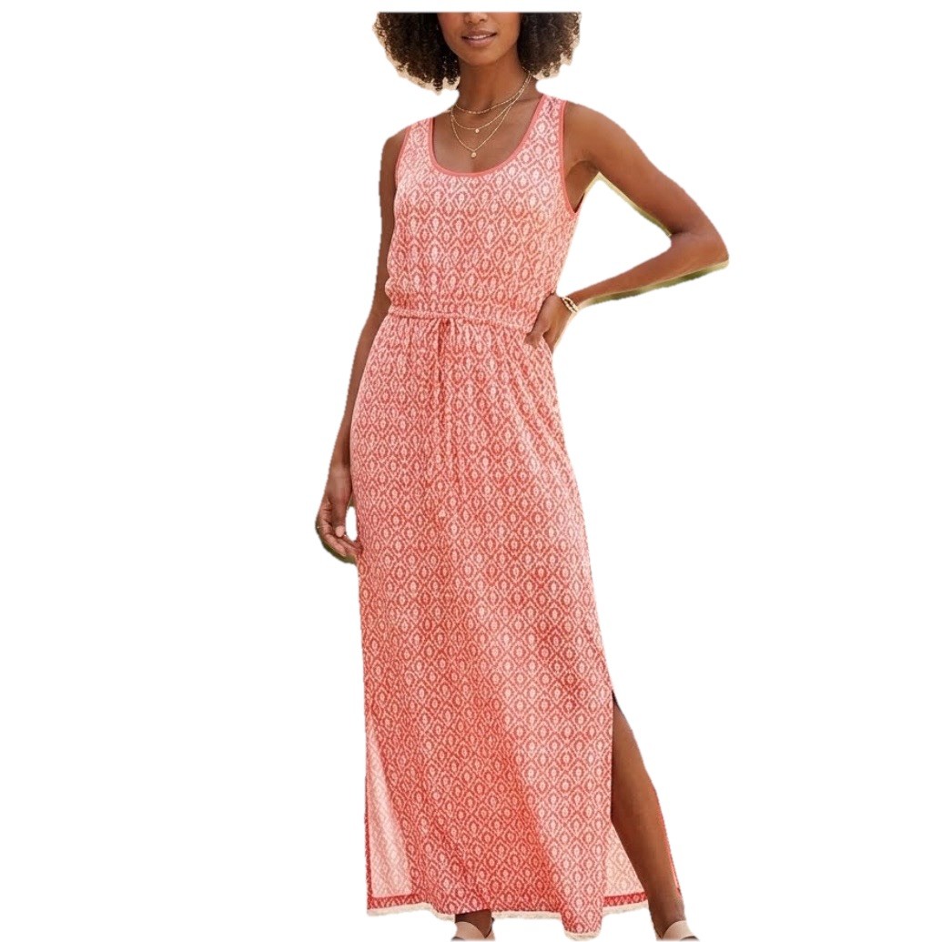 denim halter maxi dress Washed Denim Halter Maxi Dress