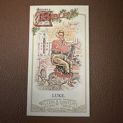 LUKE 2012 TOPPS ALLEN & GINTER PEOPLE OF THE BIBLE INSERT PB-10