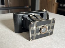 Vintage Jiffy Kodak Six-20 Folding Camera, 1940's, Twindar Lens, Untested.