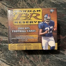 2000 BOWMAN RESERVE NFL FOOTBALL SEALED HOBBY BOX SIGNED MINI HELMET 10 PACKS RC